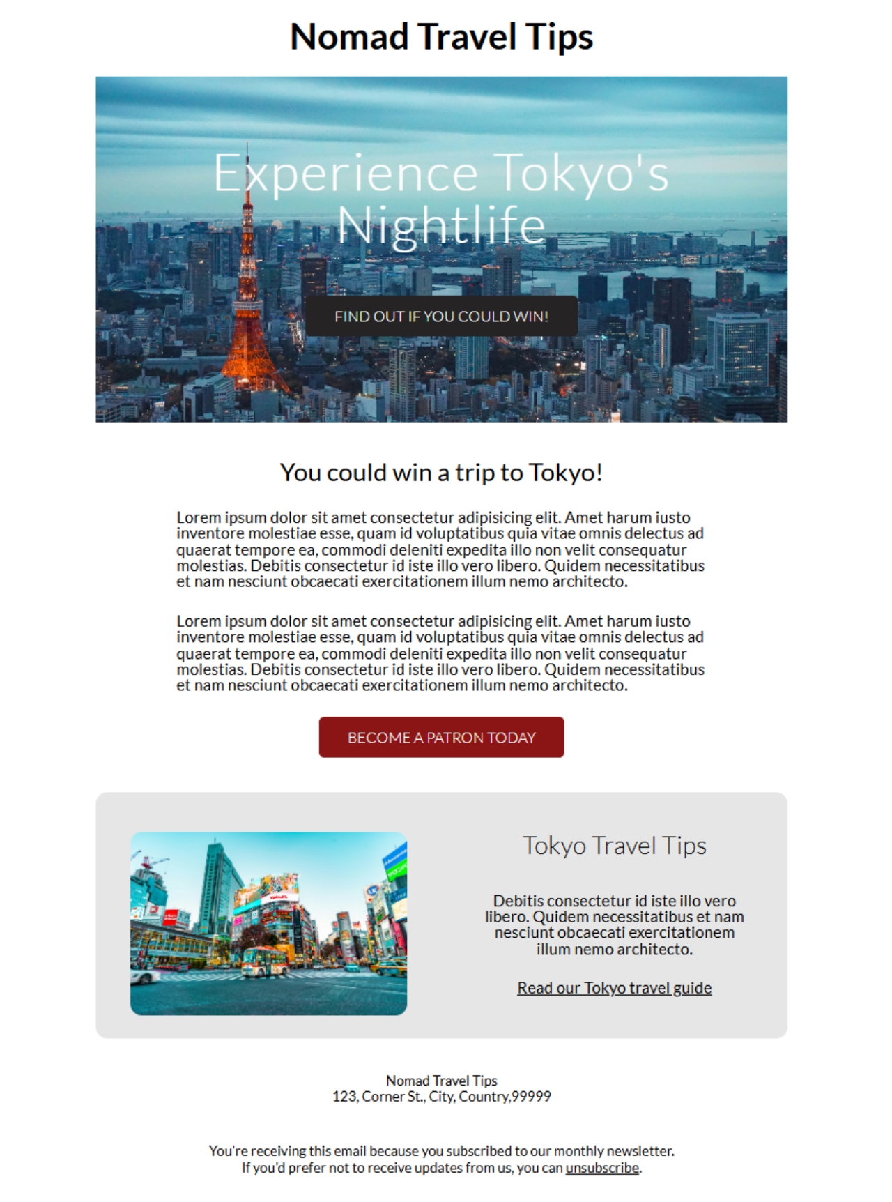 Cookie Co transactional HTML email project preview